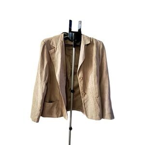Kim Roger suede like material Jacket Size L